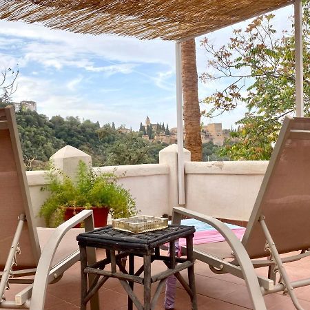 Ferienwohnung Cueva Con Vistas A La Alhambra Granada Exterior foto