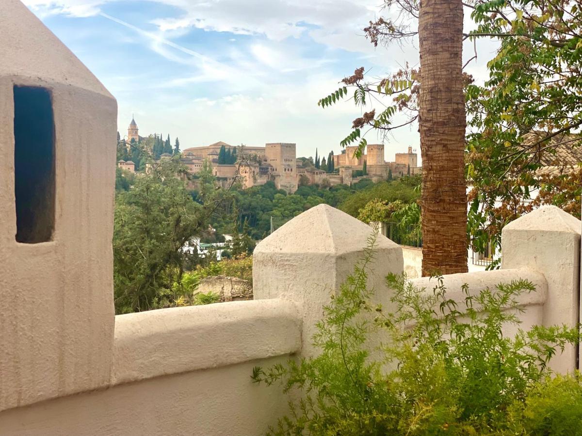 Ferienwohnung Cueva Con Vistas A La Alhambra Granada Exterior foto